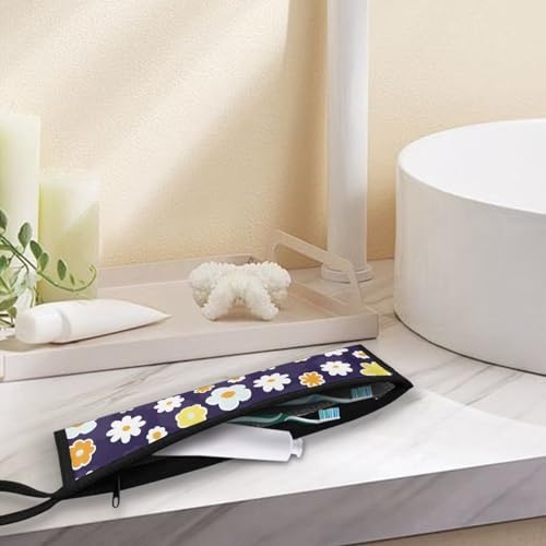 Hippie Floral Flatware Storage Bag Tableware Carrier Bag Dinnerware Organizer - Image 5