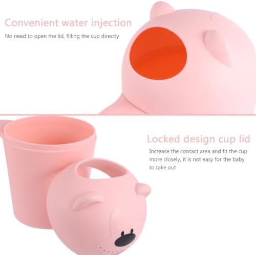 Baby Bath Rinse Cup Bear Shaped PP Multi Purpose Shower - Image 7