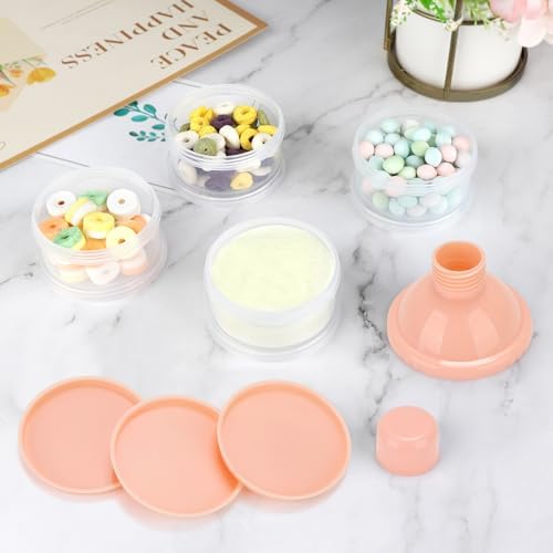 Accmor Formula Dispenser On The Go, 4 Compartments Stackable Formula Container - Image 3