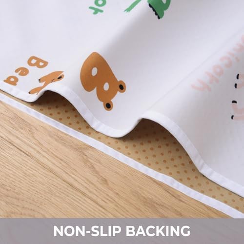 Splat Mat for Under High Chair, Waterproof Washable High Chair Floor Mat - Image 4