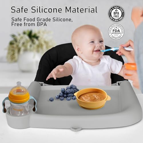 Baby Dining Tray for Inglesina Fast Table Chair Silicone Baby Dining Tray - Image 4