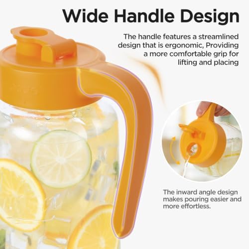 Mason Jar Pitcher, Glass Pitcher - Image 3