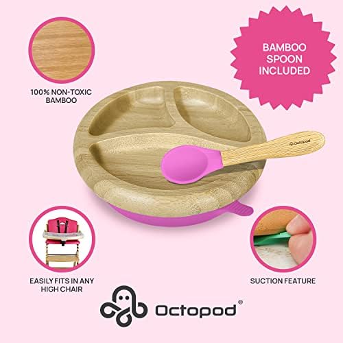 Abiie Octopod Bamboo Dish & Spoon - Image 2