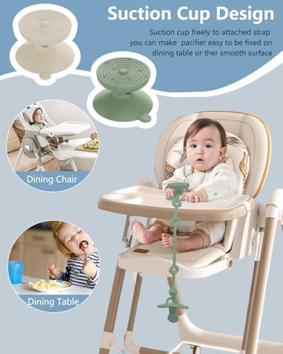 6 Pack Silicone Baby Toy Straps - Image 5