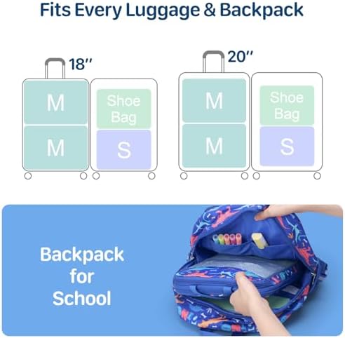 Kids Compression Packing Cubes - Image 4