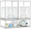 Baby Bottle Organizer, 3 Drawers Stackable Acrylic Storage by Gajiuhon