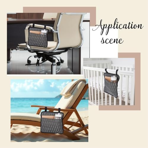 GORGECRAFT 41 * 30cm Armrest Chair Side Organizer Beach Chair Hanging Bag Cloth - Image 5