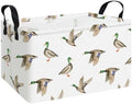 Rectangular Mallard Duck Storage Basket by INGHUA