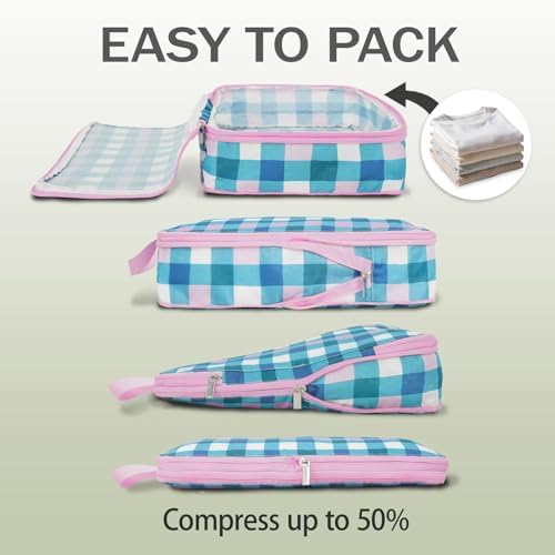4 Pcs Compression Packing Cubes, Packing Cubes - Image 2