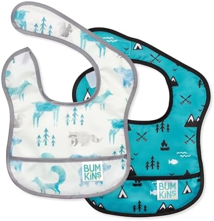 Bumkins Bibs, for Baby Girl or Boy, Infant 3-9 Months, Essential Must Have for by Bumkins