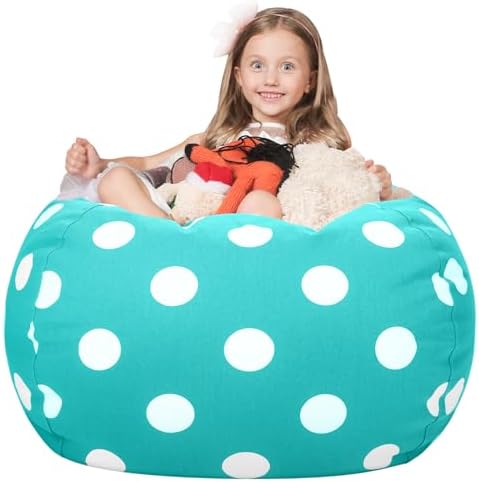 WEKAPO Stuffed Animal Storage Bean Bag Chair Cover by Wekapo