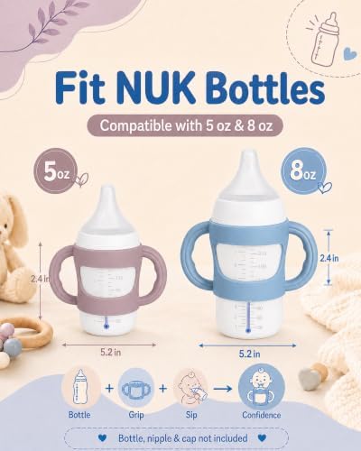 2 Pack Silicone Baby Bottle Handles - Image 3