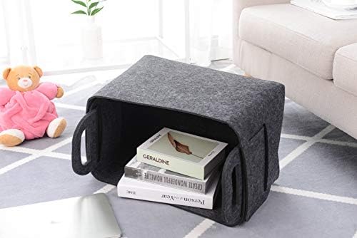 Storage Basket Felt Storage Bin Collapsible& Convenient Box Organizer - Image 4