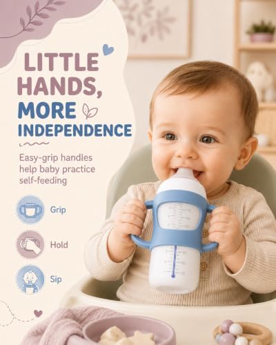 2 Pack Silicone Baby Bottle Handles - Image 2