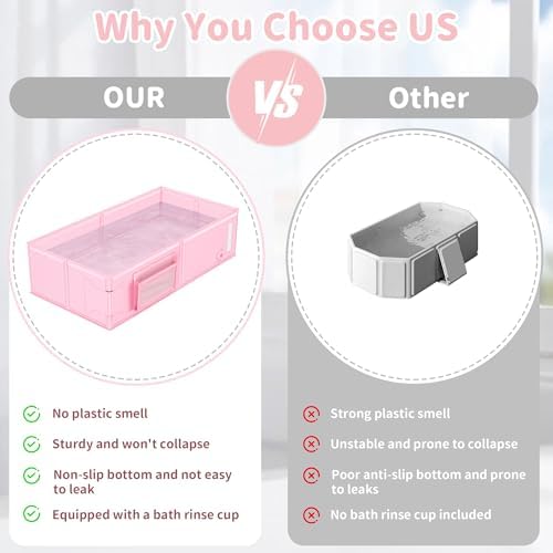 Foldable Baby Bathtub, Infant Tub - Image 4