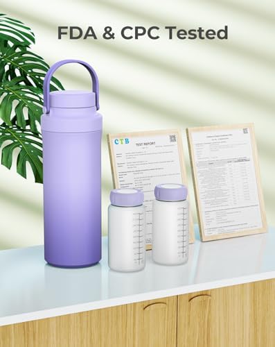 Xaproo 22oz Breast Milk Cooler Bottle, 24H Ice-Free Cooling - Image 5