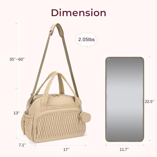 Telena Tote Diaper Bags, Travel Crossbody Large Capacity Hospital Bag - Image 3