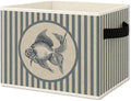 Blue Goldfish Foldable Storage Bins Box by Unknown