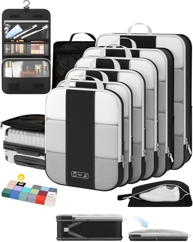 OlarHike 10 Set Compression Packing Cubes by OlarHike
