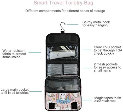 senya Hanging Travel Toiletry Bag Kit Makeup Case Cosmetics Organizer - Image 3