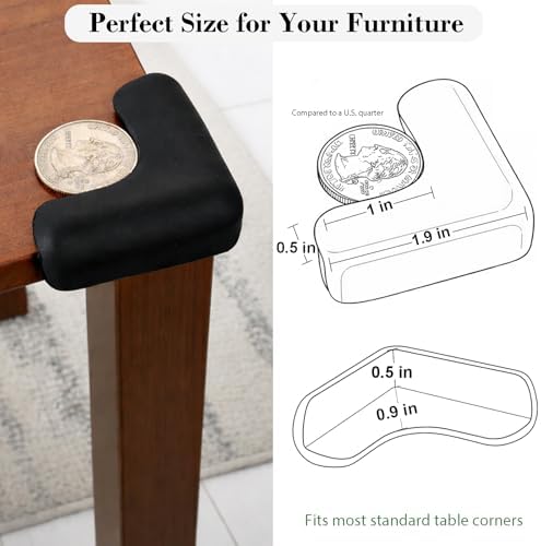 Corner Protector for Baby, 12 Pack EVA Foam Baby Proofing Corner Guards - Image 6