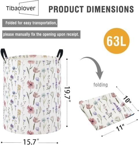 Baby Laundry Basket Baby Nursery Hamper Kids Laundry Basket Toy Storage Bin - Image 2