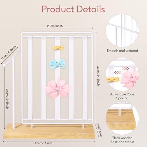 POVETIRE Headband Holder Hair Bow Organizer - Image 3