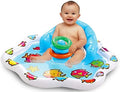 Baby Splash Pad with Inflatable Backrest and Stackable Ring Toys – Sensory by BundalooProducts