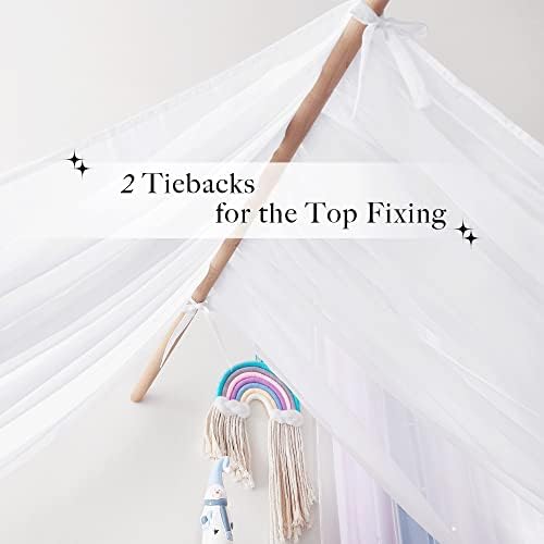 NICETOWN Kids Bed Canopy for Nursery - Image 2