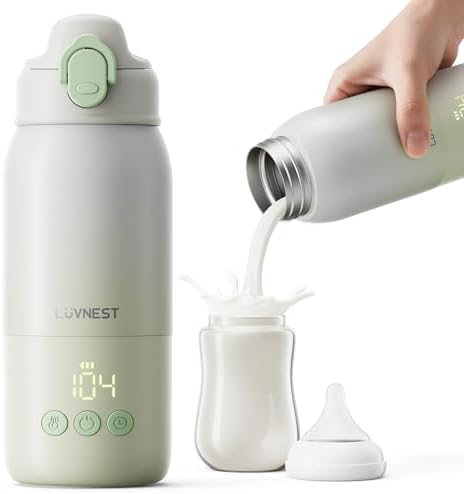 Portable Baby Bottle Warmer for Breastmilk & Formula, 12oz Travel Warmer by Unknown