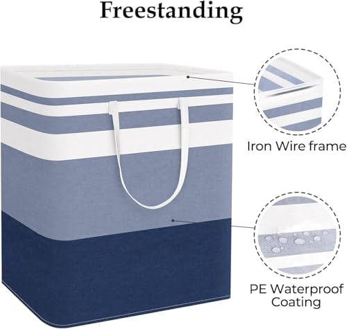 StorageRight Laundry Basket Hamper Large Collapsible Laundry Hamper - Image 3
