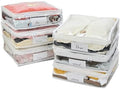 6 Pack Clear Clothes Storage Bags by BOPART-ENJOYYOURLIFEALWAYSBYYOURSIDE