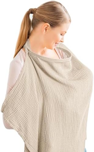 Konssy Muslin Nursing Cover Up for Breastfeeding by Konssy