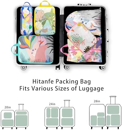 6 Pcs Compression Packing Cubes, Packing Cubes - Image 5