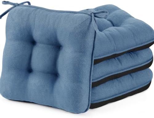 BETU Chair Cushions for Dining Chairs Set of 4, Kitchen Table Chair Pads by BETU