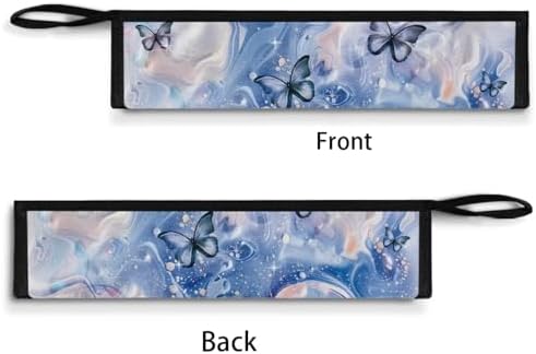 Cutlery Storage Bag Travel, Butterfly Marble - Image 3