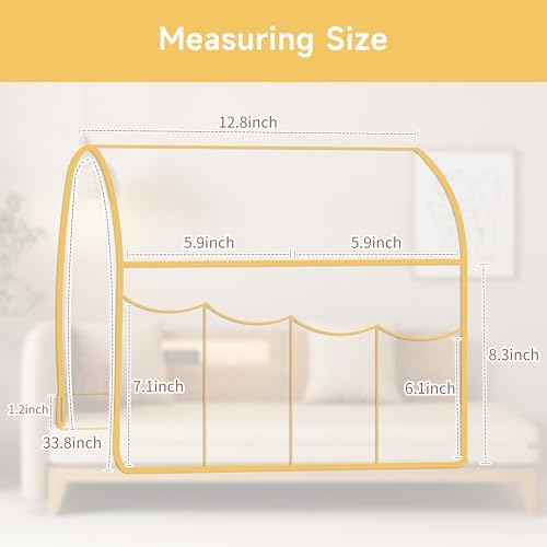 MEHIDFY Sofa Armrest Caddy, Waterproof Bedside Storage Organizer, Non Slip - Image 3