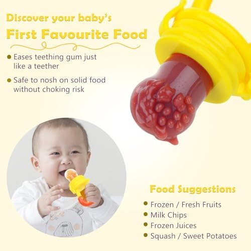 Baby Fruit Feeder/Fresh Food Feeder Pacifier- Infant Teething Feeders | - Image 3