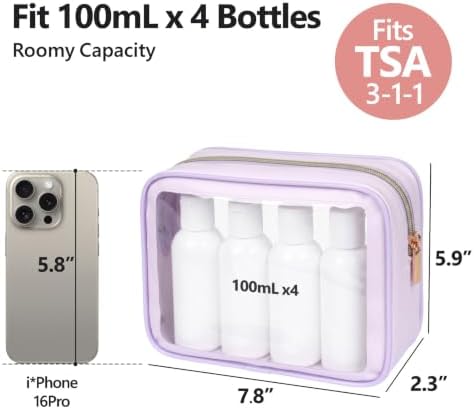 PACKISM Clear Makeup Bag Foldable - Image 4