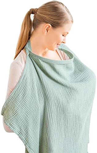 Konssy Muslin Nursing Cover Up for Breastfeeding by Konssy
