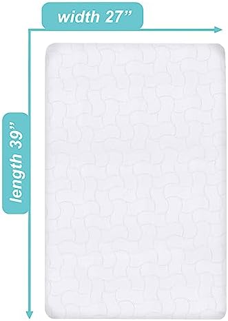 American Baby Company Waterproof Pack and Play Mattress Protector 39" x 27" - Image 2
