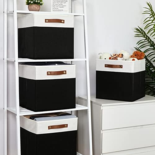 Temary Fabric Storage Bin 4 Pack Cube Storage Bin - Image 6