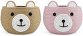 PandaEar 2 Pack Cotton Rope Baby Basket, Baby Gift Basket Nursery Laundry by PandaEar