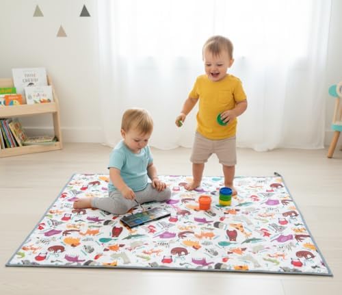 Waterproof High Chair Splat Mat – Machine Washable Floor & Table Protector - Image 7