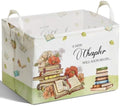 Book Theme Foldable Storage Basket by Unknown