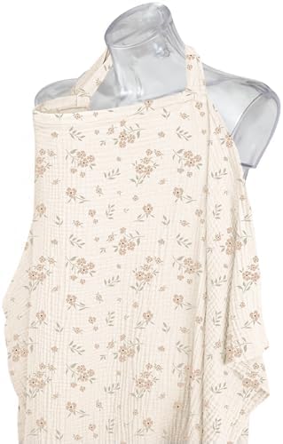 Konssy Muslin Nursing Cover Up for Breastfeeding - Image 2