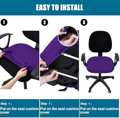 Smiry Office Computer Chair Seat Covers - Image 7