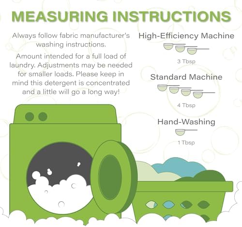 Heritage Park Luxury Laundry Detergent | Dermatologist Tested Plant based Natural & Enzyme Laundry Detergent | Sensitive Skin Friendly - Lavender Mist (64 fl oz Refill)