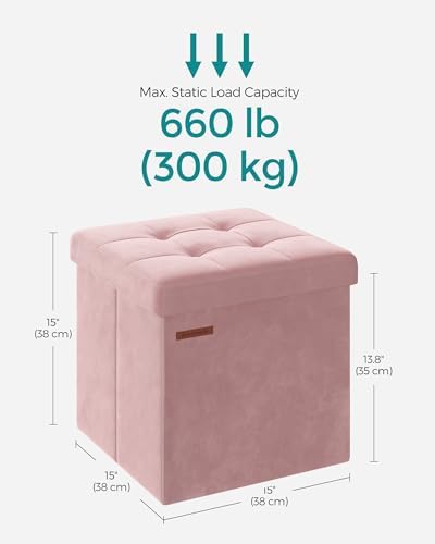 SONGMICS 15 Inches Ottoman - Image 3
