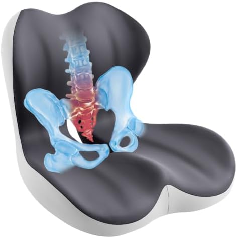 Seat Cushion & Back Support for Tailbone and Lower Back Relief by Unknown